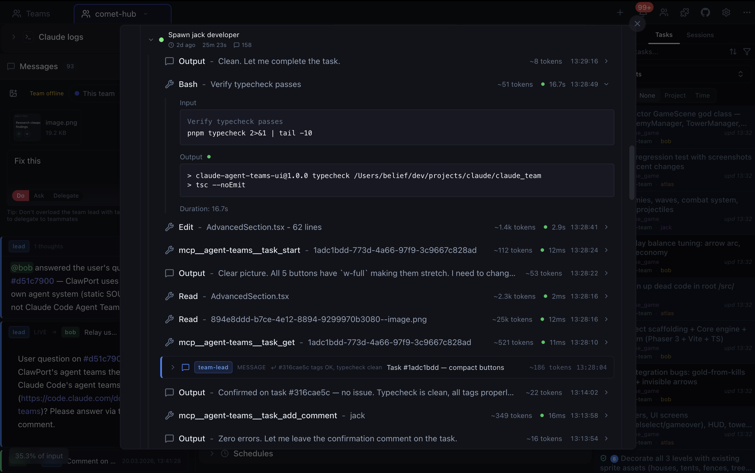 Built-in code editor